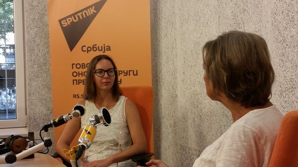 Ксенија Јегорова у разговору за Спутњик Ксенија Јегорова у разговору за Спутњик - Sputnik Србија