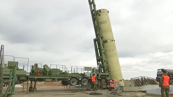 Probno lansiranje nove modernizovane rakete ruskog sistema protivraketne odbrane na poligonu Sari-Šagan u Kazahstanu - Sputnik Srbija