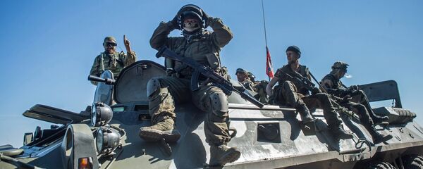 Припадници батаљона Викинзи устаничке војске Доњецке Народне Републике - Sputnik Србија