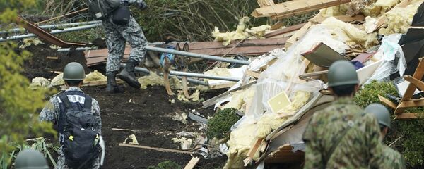 Спасиоци на острву Хокаидо после земљотреса - Sputnik Србија