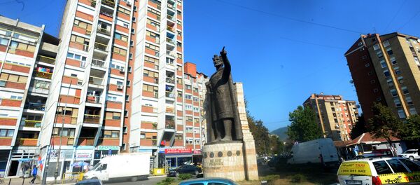 Centar Kosovske Mitorvice uoči dolaska predsednika Srbije Aleksandra Vučića - Sputnik Srbija