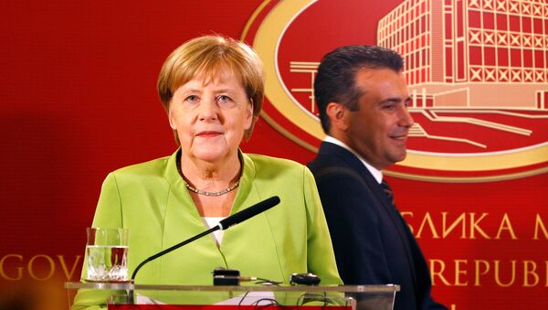 Angela Merkel u Skoplju - Sputnik Srbija