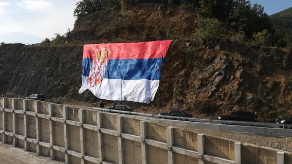 Zastava Srbije na brani Gazivode - Sputnik Srbija