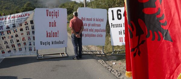 Блокада у Дреници током Вучићеве посете Косову и Метохији - Sputnik Србија