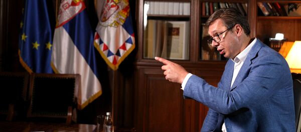 Председник Србије Александар Вучић Председник Србије Александар Вучић - Sputnik Србија