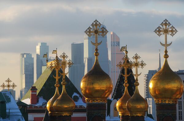 Zašto su važne zlatne kupole na ruskim hramovima - Sputnik Srbija