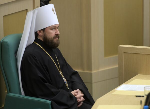 Председник Одељења Московске патријаршије за спољне црквене везе митрополит Иларион Председник Одељења Московске патријаршије за спољне црквене везе митрополит Иларион - Sputnik Србија