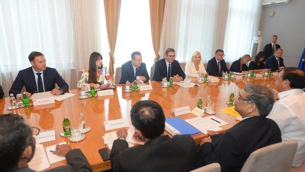 Sastanak srpske i indijske delegacije - Sputnik Srbija
