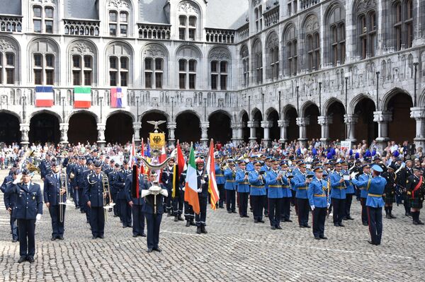 Фестивал војних оркестара у Белгији. - Sputnik Србија