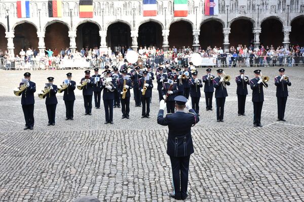 Фестивал војних оркестара у Белгији. - Sputnik Србија