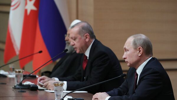 Vladimir Putin i Redžep Tajip Erdogan  - Sputnik Srbija