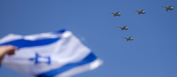 Застава Израела и авиони Ф-16 Застава Израела и авиони Ф-16 - Sputnik Србија