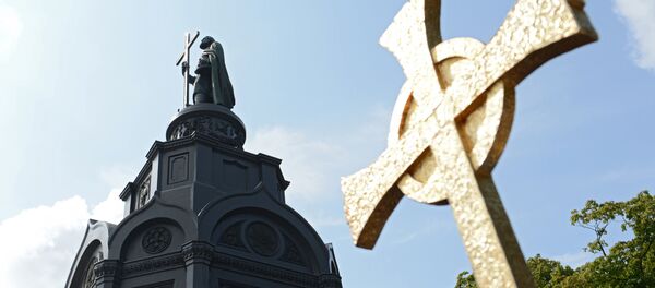 Spomenik svetom knezu Vladimiru u Kijevu - Sputnik Srbija