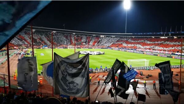 Навијач Наполија снимио и објавио атмосферу са стадиона Црвене Звезде - Sputnik Србија