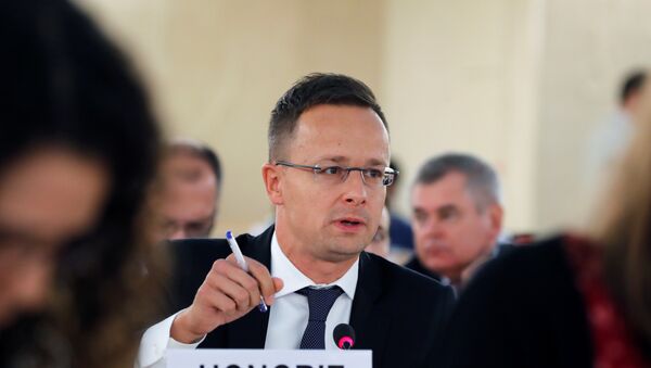 Mađarski ministar spoljnih poslova Peter Sijarto - Sputnik Srbija