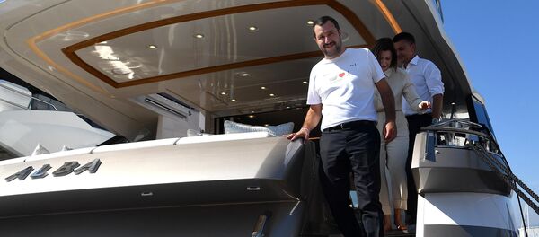 Italijanski ministar unutrašnjih poslova Mateo Salvini Italijanski ministar unutrašnjih poslova Mateo Salvini - Sputnik Srbija