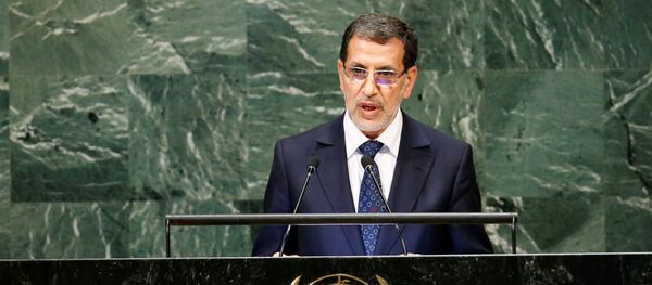 Премијер Марока Саадин ел Отмани обраћа се учесницима 73. заседања Генералне скупштине Уједињених нација у Њујорку - Sputnik Србија