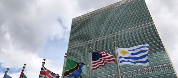 Zgrada Ujedinjenih nacija u Njujorku Zgrada Ujedinjenih nacija u Njujorku - Sputnik Srbija