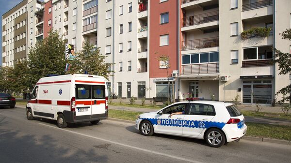 Policija i ambulantna kola Hitne pomoći u RS - Sputnik Srbija
