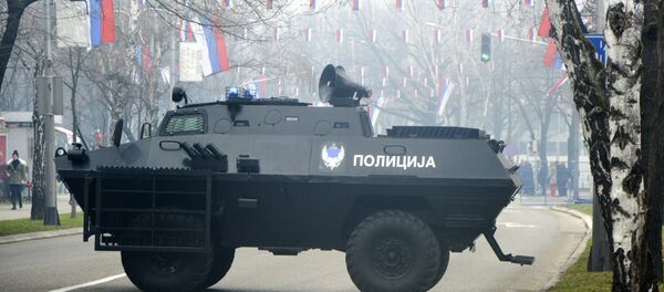 Oklopno vozilo policije RS Oklopno vozilo policije RS - Sputnik Srbija