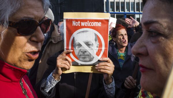 Протест против Ердогана у Берлину - Sputnik Србија