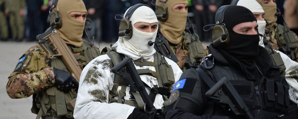 Pripadnici specijalne jedince tzv. Kosova u Prištini - Sputnik Srbija
