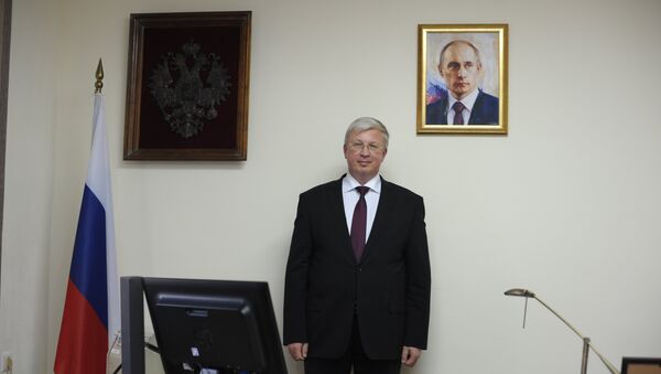 Ambasador Rusije u Makedoniji Sergej Aleksandrovič Bazdnikin - Sputnik Srbija