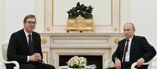 Александар Вучић и Владимир Путин - Sputnik Србија