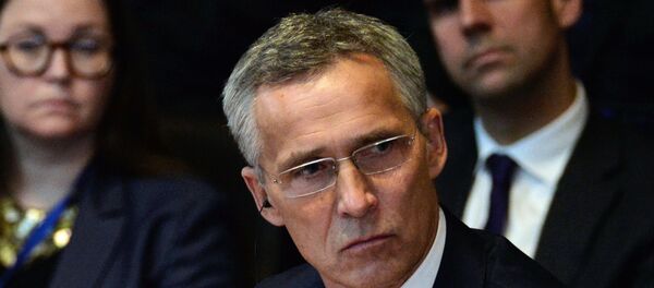 Генерални секретар НАТО-а Јенс Столтенберг на самиту НАТО-а у Бриселу Генерални секретар НАТО-а Јенс Столтенберг на самиту НАТО-а у Бриселу - Sputnik Србија