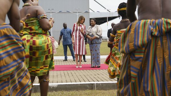 Меланија Трамп у првој посети земљама Африке - Sputnik Србија
