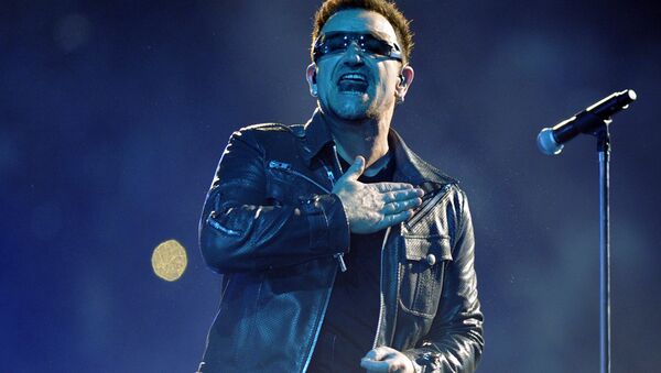 Bono Voks na koncertu U 2 u La Plati, Argentina, 2. aprila 2011. - Sputnik Srbija