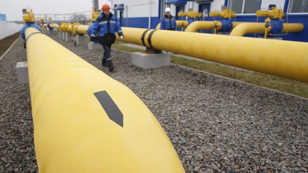 Gaspromova stanica za distribuciju gasa Zapadna u blizini Minska - Sputnik Srbija