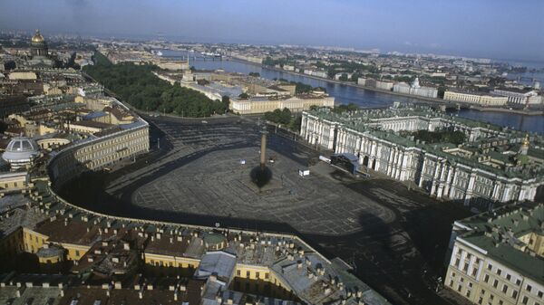 Pogled na Sankt Peterburg i Ermitaž - Sputnik Srbija