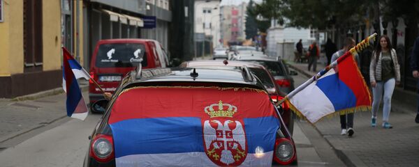 Srpske zastave na ulicama Banjaluke - Sputnik Srbija