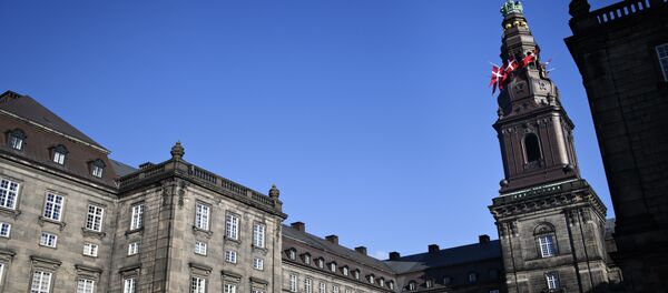 Палата Кристиансборг у којој се налази дански парламент у Копенхагену - Sputnik Србија