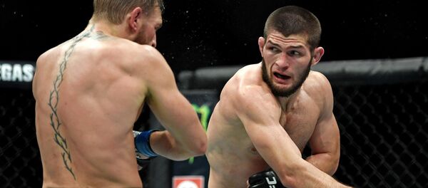 Borba između Habiba Nurmagomedova i Konora Makgregora Borba između Habiba Nurmagomedova i Konora Makgregora - Sputnik Srbija