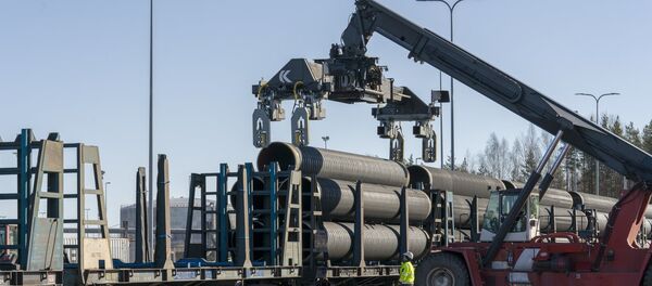 Postavljanje cevi za gasovod Severni tok 2 - Sputnik Srbija