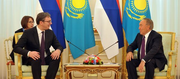 Александар Вучић и Нурсултан Назарбајев - Sputnik Србија