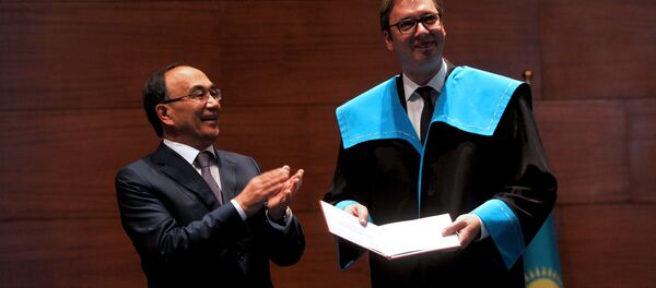 Александар Вучић у Казахстану - Sputnik Србија