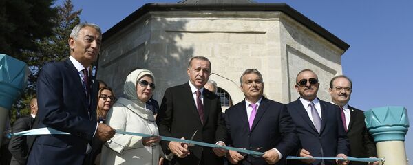 Redžep Tajip Erdogan i Viktor Orban - Sputnik Srbija