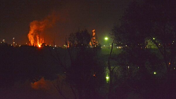 Eksplozija rafinerije u Brodu - Sputnik Srbija