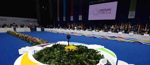 Скуп сталних чланова Франкофоније у Јеревану Скуп сталних чланова Франкофоније у Јеревану - Sputnik Србија