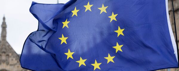 Застава Европске уније на улици у Лондону - Sputnik Србија