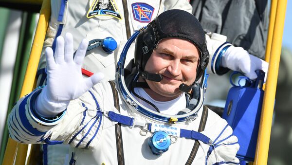 Član posade MSS 57/58 kosmonaut Roskosmosa Aleksej Ovčinjin - Sputnik Srbija