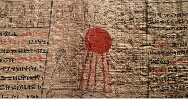 Egipatski papirus sa tekstom Knjige mrtvih - Sputnik Srbija