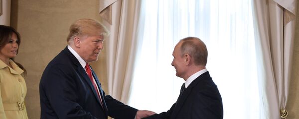 Sastanak predsednika SAD i Rusije, Donald Tramp i Vladimir Putin, u Helsinkiju - Sputnik Srbija
