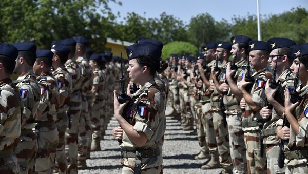 Vojnici francuske vojske u bazi u Čadu - Sputnik Srbija