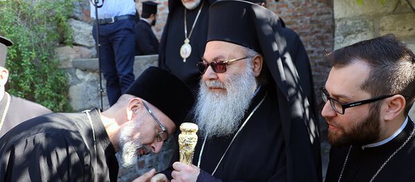 Патријарх антиохијски и свег истока у посети Београду Патријарх антиохијски и свег истока у посети Београду - Sputnik Србија