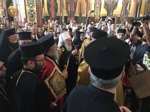 Патријар Иринеј у Подгорици Патријар Иринеј у Подгорици - Sputnik Србија