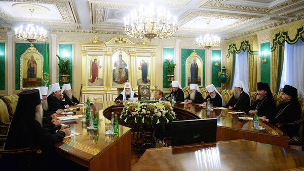Zasedanje Svetog sinoda Ruske pravoslavne crkve u Minsku - Sputnik Srbija